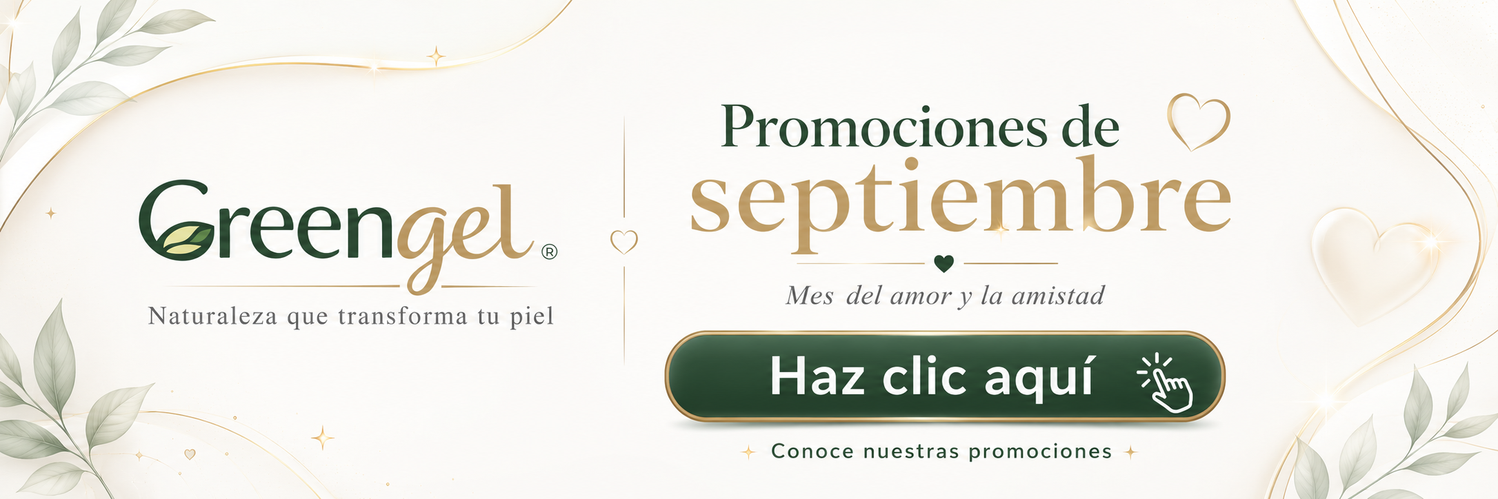 Promociones septiembre Greengel